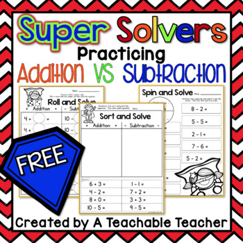 Preview of FREE Addition and Subtraction Practice