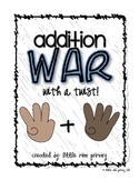 Addition War {with a Rock, Paper, Scissors Twist!}