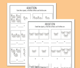 Addition With Pictures Add to 5 Spring Math Worksheets Num