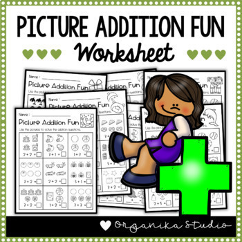 Preview of Addition With Pictures - Worksheets