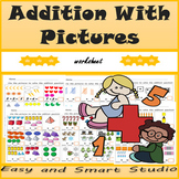 Addition With Pictures - Worksheets