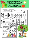 Addition With Pictures - Worksheets/fruit+vegetable