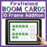 Addition With Ten Frames St. Patrick's Day Boom Cards For 
