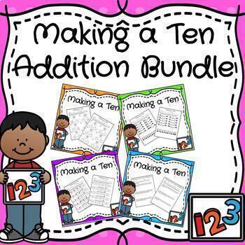 Preview of Add Within 10: Make A Ten BUNDLE Using Multiple Strategies
