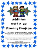 2nd Grade Addition Within 20 Fluency Program - Master the Math Facts 2.OA.2