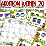 Halloween Math Addition Within 20 Write the Room and Worksheets