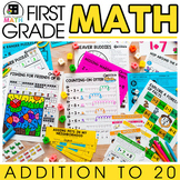 Addition Within 20 Unit - Activities, Worksheets, Posters 