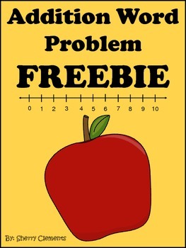 Preview of Addition Word Problem FREEBIE