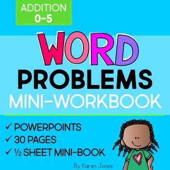 Preview of Addition Word Problems: 0-5 Mini-Workbook
