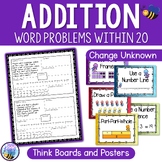 Addition Word Problems Change Unknown Sums Within 20