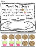 Addition Word Problems Worksheets Activity Math Cut and Pa