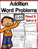 Addition Word Problems (Kindergarten Common Core Aligned)