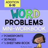 Addition Word Problems: Numbers 6-10 Mini-Workbook