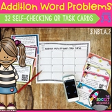 Addition Word Problems Task Cards with QR codes