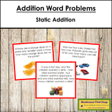 Addition Word Problems Set 1 (color-coded) - Static Additi