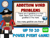 Addition Word Problems Up to 20 PowerPoint Game