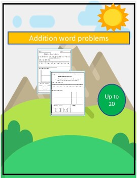 Preview of Addition Word Problems Worksheets up to 20