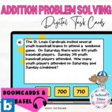 Addition Word Problems with Audio - Math BOOM Cards