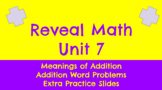 Addition Word Problems within 20 RVL Math Unit 7 Extra Practice