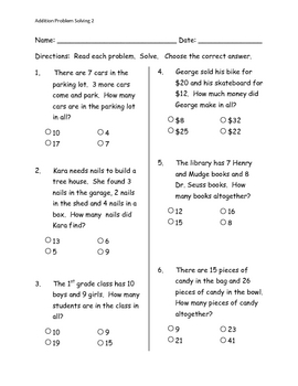 word itbs assessment addition problem pre subject