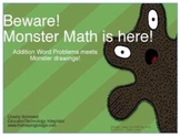 Addition Words Problems meet Monster drawings!