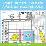 Addition Worksheets -  1, 10 and 100 more