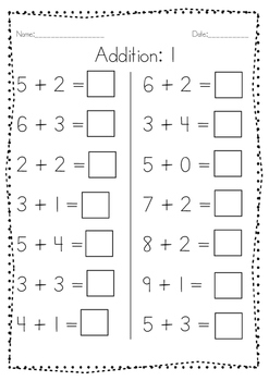 Addition Worksheets by Les Petits Voyageurs | TPT