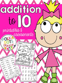 Addition Worksheets | Addition to 10 Practice