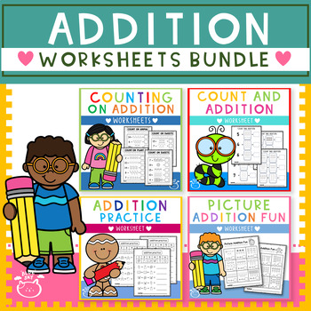 Preview of Addition Worksheets Bundle
