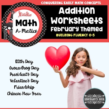 Preview of Addition Worksheets February