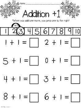 Addition Worksheets (Kindergarten) by Miss Alison | TpT