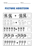 Addition Worksheets, Picture Addition and Subtraction