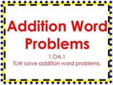 Addition World Problems {ACTIVboard}