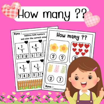 Preview of Addition and Counting Worksheets