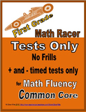 Addition and Subtraction 0-10 Timed Tests ONLY for 1st gra