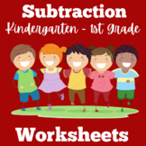 Subtraction | Worksheets | Kindergarten 1st Grade | Subtra