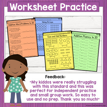 2nd Grade Math Printables Worksheets- Operations and ...