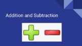 Addition and Subtraction Activities