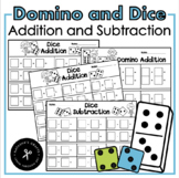 Dominos and Dice Addition / Subtraction Math Centers