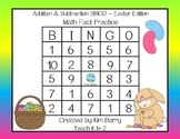 Addition and Subtraction BINGO - Easter Edition