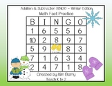 Addition and Subtraction BINGO - Winter Edition