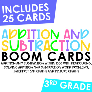 Preview of Addition and Subtraction BOOM Cards
