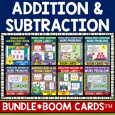 Addition and Subtraction BOOM Cards Within 20 | Word Probl