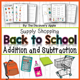 Addition and subtraction back to school Math Activities Sh