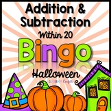 Addition and Subtraction Bingo {Within 20} (Halloween Theme)