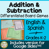 Addition and Subtraction Games in Spanish and English