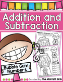 Addition and Subtraction Bubble Gum Numbers!