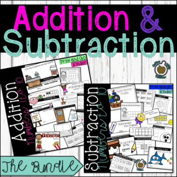Preview of Addition and Subtraction Bundle