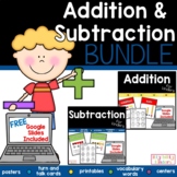 Addition and Subtraction Bundle, Printable and Bonus GOOGL