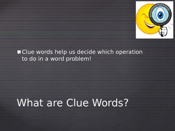 Addition and Subtraction Clue Words by Collaborate and Listen TpT